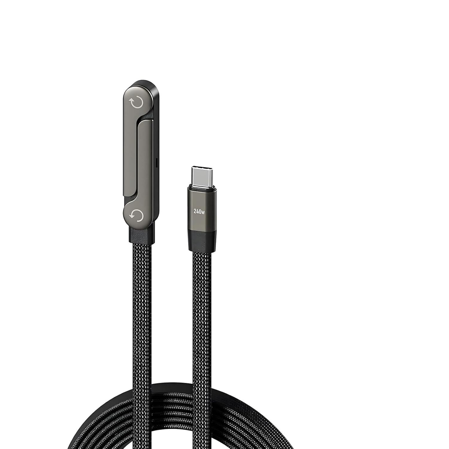 Cablu USB-C 240W cu Suport Pliabil